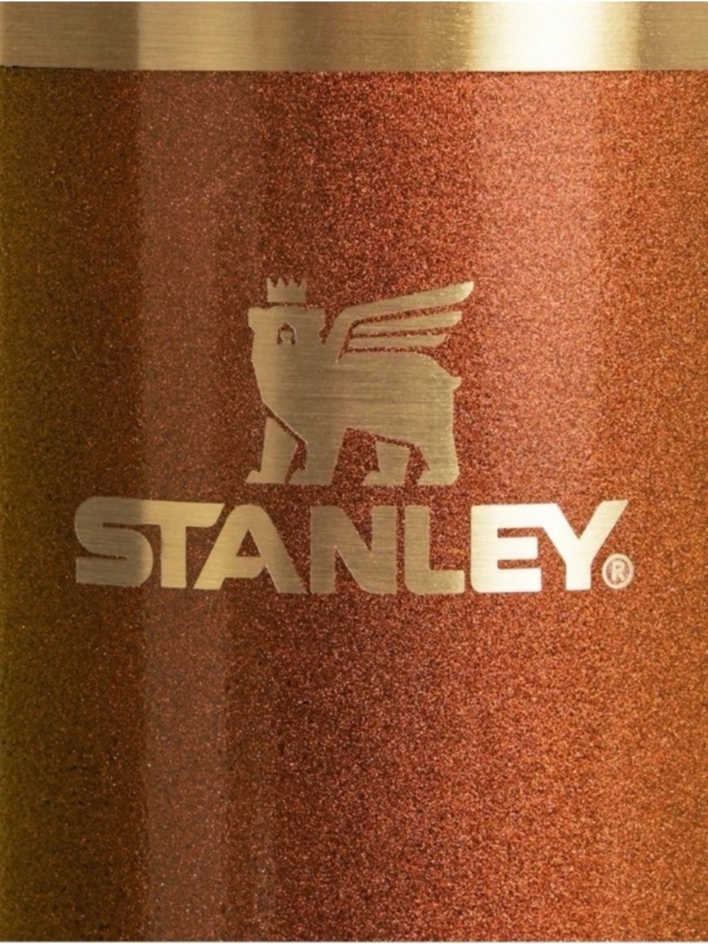 New unopened authentic Stanley Metallic Gold bell bottom Tumbler Lainey Wilson - Picture 5 of 7
